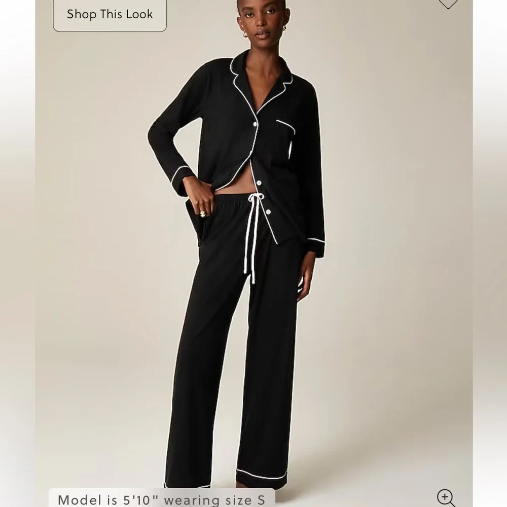 j crew Dreamy cotton-blend pajama pant set